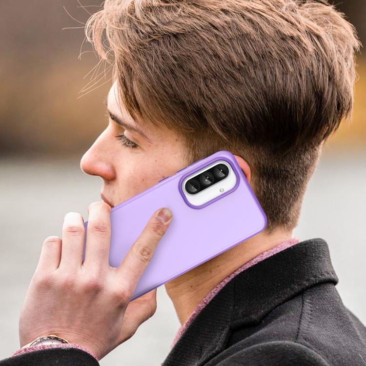 For Samsung Galaxy A56 5G Frosted Translucent TPU Hybrid PC Full Coverage Phone Case