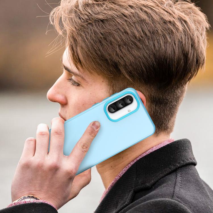 For Samsung Galaxy A56 5G Frosted Translucent TPU Hybrid PC Full Coverage Phone Case