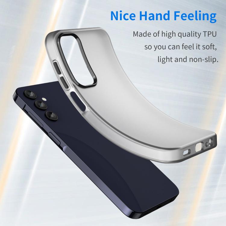 For Samsung Galaxy A15 4G Frosted Translucent TPU Hybrid PC Full Coverage Phone Case