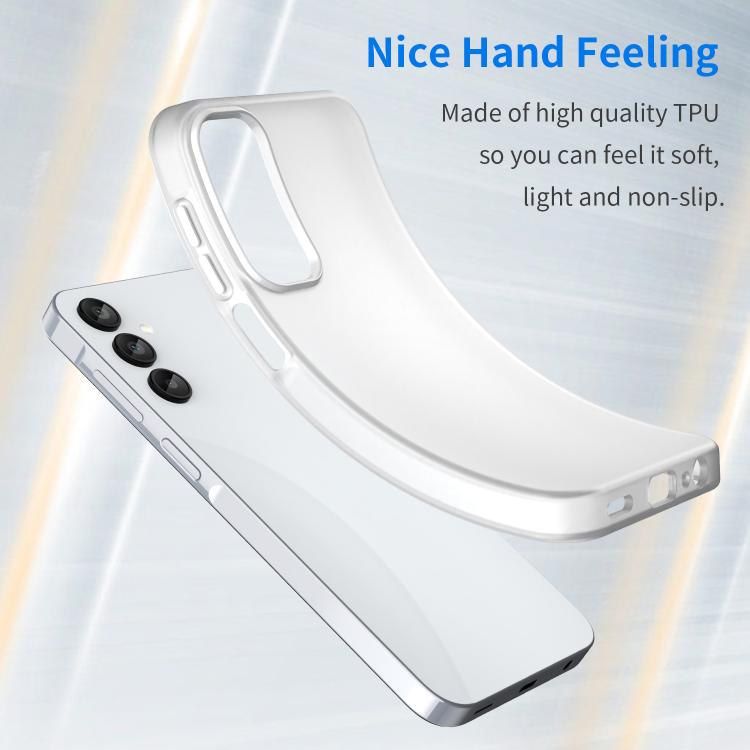 For Samsung Galaxy A15 4G Frosted Translucent TPU Hybrid PC Full Coverage Phone Case