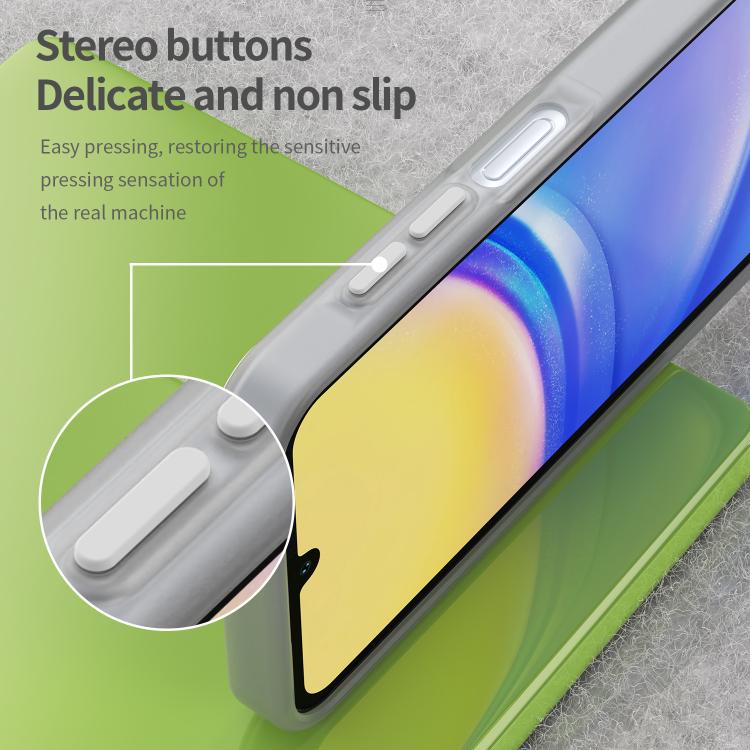 For Samsung Galaxy A15 4G Frosted Translucent TPU Hybrid PC Full Coverage Phone Case