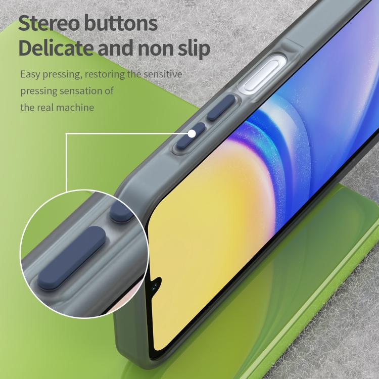 For Samsung Galaxy A15 4G Frosted Translucent TPU Hybrid PC Full Coverage Phone Case