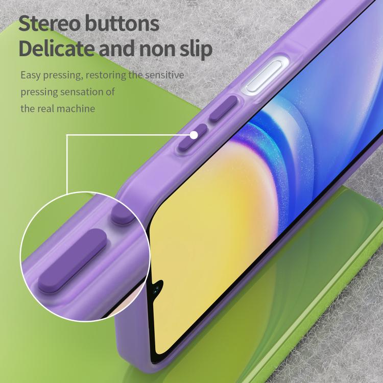 For Samsung Galaxy A15 4G Frosted Translucent TPU Hybrid PC Full Coverage Phone Case