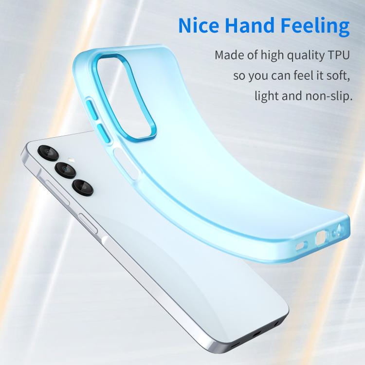 For Samsung Galaxy A15 4G Frosted Translucent TPU Hybrid PC Full Coverage Phone Case