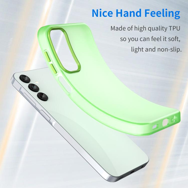 For Samsung Galaxy A15 4G Frosted Translucent TPU Hybrid PC Full Coverage Phone Case