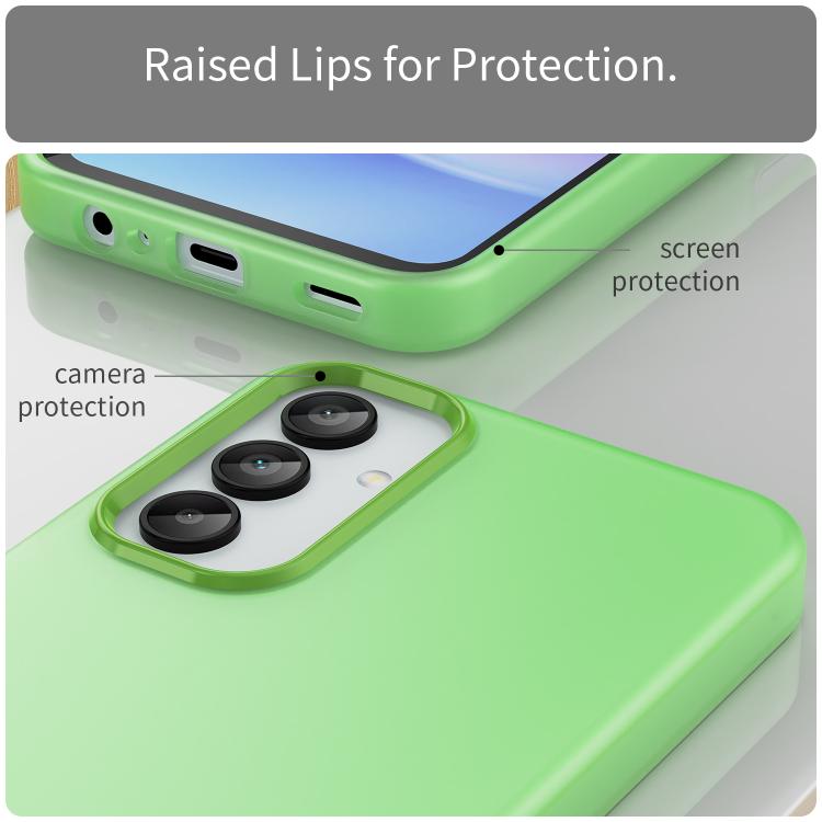 For Samsung Galaxy A15 4G Frosted Translucent TPU Hybrid PC Full Coverage Phone Case
