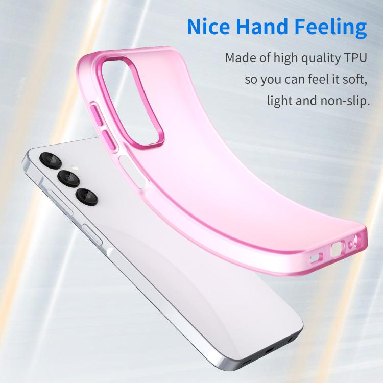 For Samsung Galaxy A15 4G Frosted Translucent TPU Hybrid PC Full Coverage Phone Case
