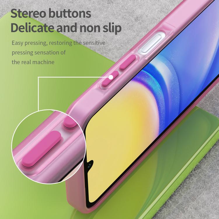 For Samsung Galaxy A15 4G Frosted Translucent TPU Hybrid PC Full Coverage Phone Case