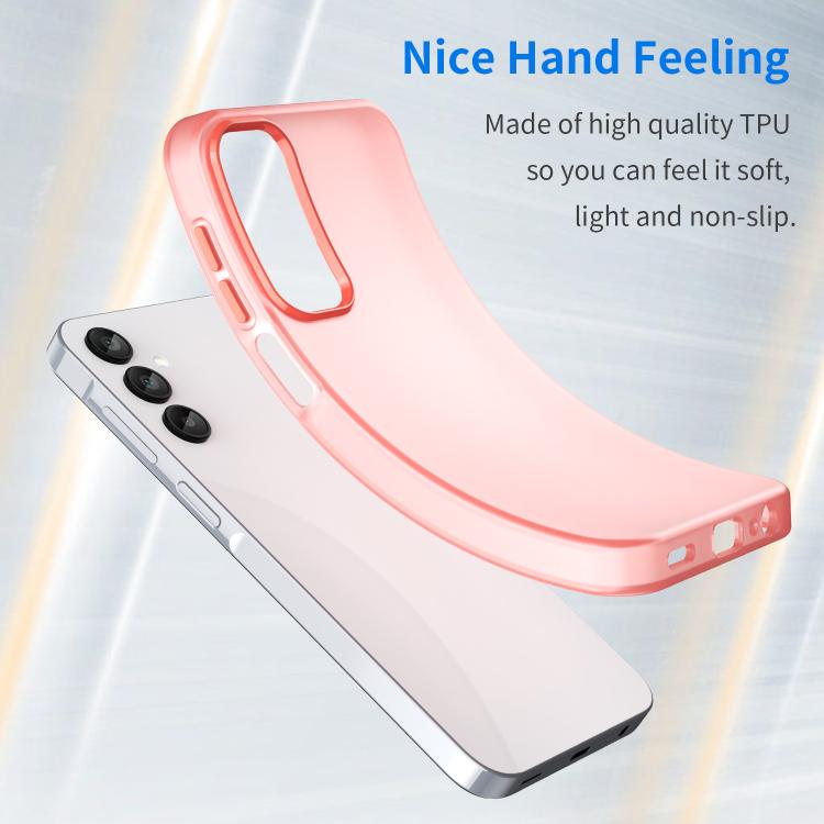 For Samsung Galaxy A15 4G Frosted Translucent TPU Hybrid PC Full Coverage Phone Case