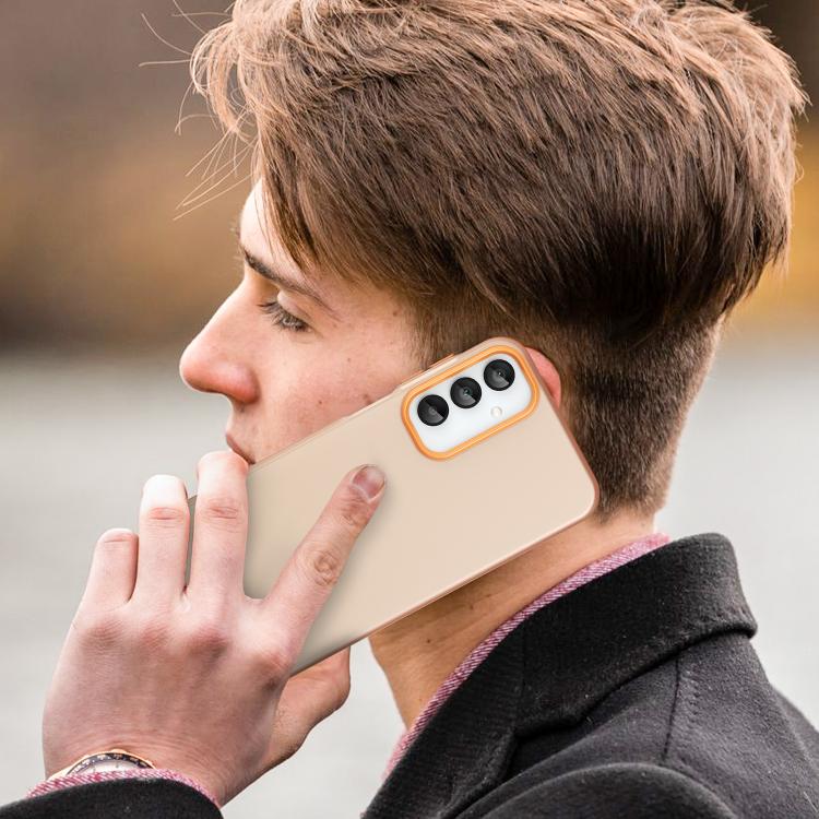 For Samsung Galaxy A15 4G Frosted Translucent TPU Hybrid PC Full Coverage Phone Case
