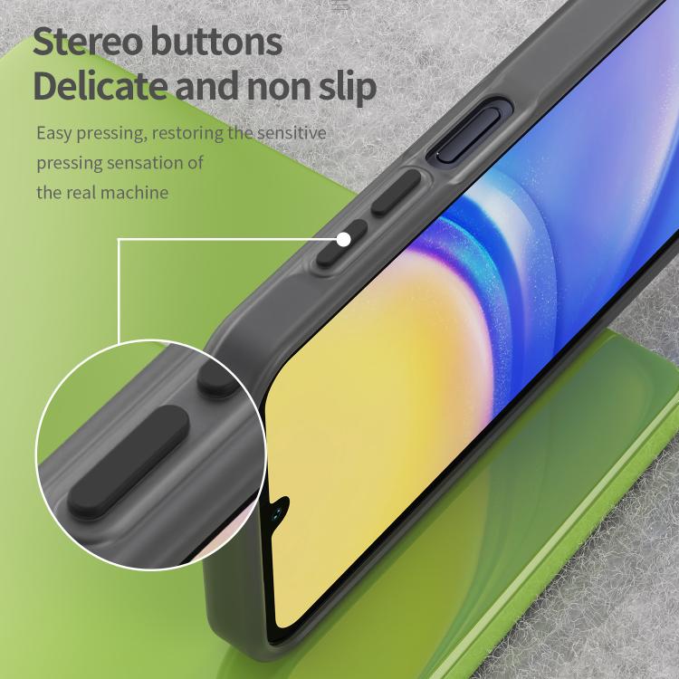 For Samsung Galaxy A15 5G Frosted Translucent TPU Hybrid PC Full Coverage Phone Case