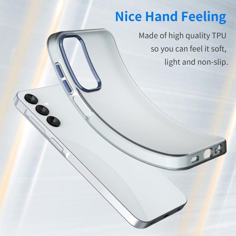 For Samsung Galaxy A15 5G Frosted Translucent TPU Hybrid PC Full Coverage Phone Case