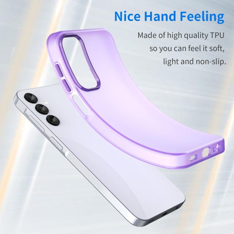 For Samsung Galaxy A15 5G Frosted Translucent TPU Hybrid PC Full Coverage Phone Case