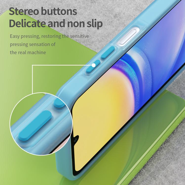 For Samsung Galaxy A15 5G Frosted Translucent TPU Hybrid PC Full Coverage Phone Case