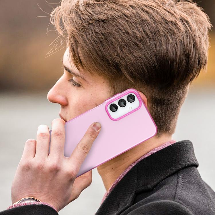 For Samsung Galaxy A15 5G Frosted Translucent TPU Hybrid PC Full Coverage Phone Case