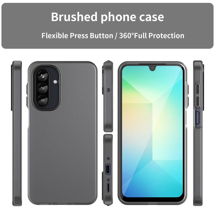 For Samsung Galaxy A26 5G Frosted Translucent TPU Hybrid PC Full Coverage Phone Case