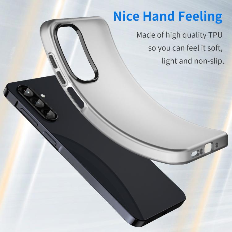 For Samsung Galaxy A26 5G Frosted Translucent TPU Hybrid PC Full Coverage Phone Case