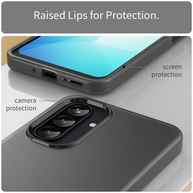 For Samsung Galaxy A26 5G Frosted Translucent TPU Hybrid PC Full Coverage Phone Case