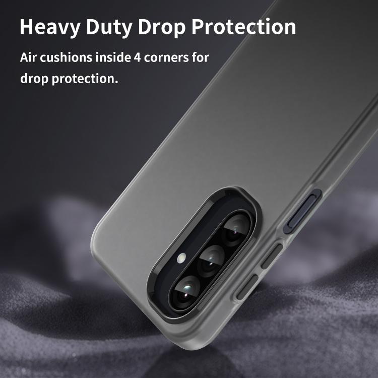For Samsung Galaxy A26 5G Frosted Translucent TPU Hybrid PC Full Coverage Phone Case
