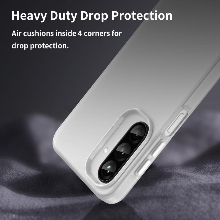 For Samsung Galaxy A26 5G Frosted Translucent TPU Hybrid PC Full Coverage Phone Case