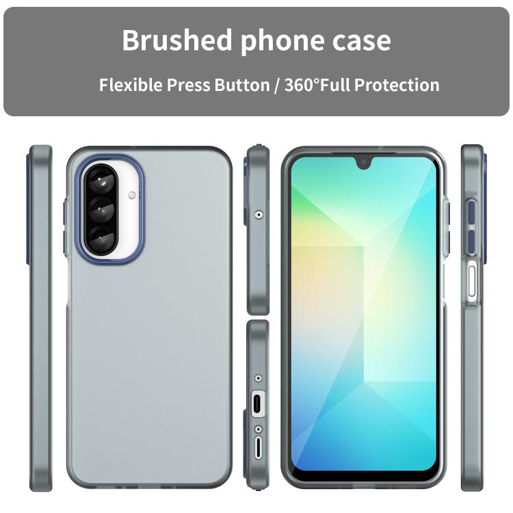 For Samsung Galaxy A26 5G Frosted Translucent TPU Hybrid PC Full Coverage Phone Case