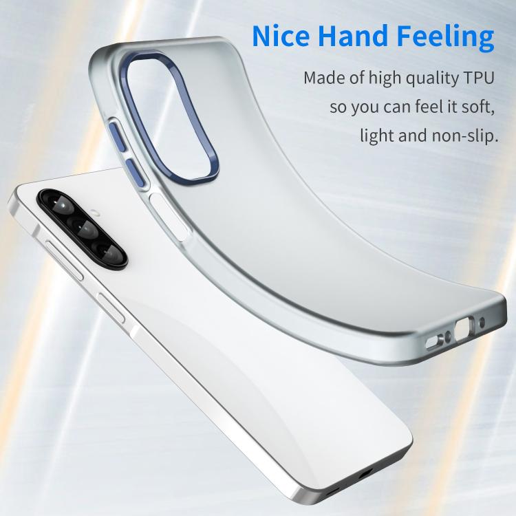 For Samsung Galaxy A26 5G Frosted Translucent TPU Hybrid PC Full Coverage Phone Case