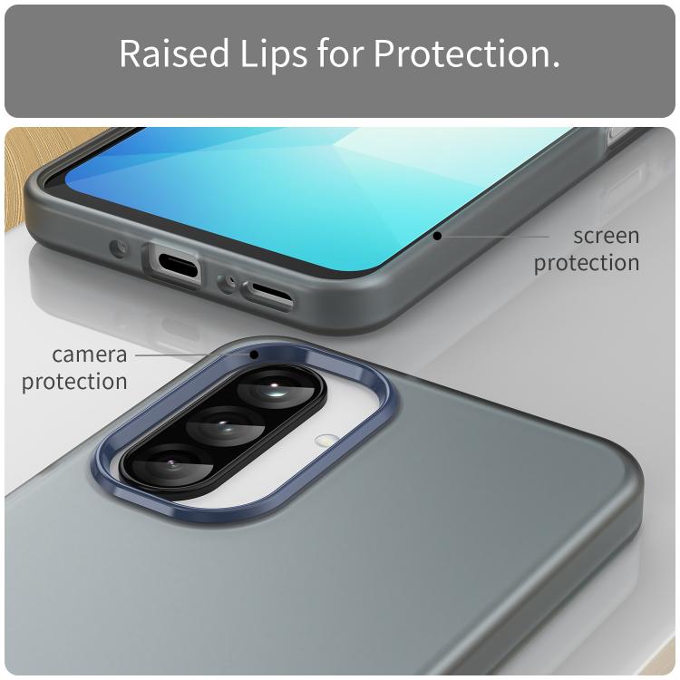 For Samsung Galaxy A26 5G Frosted Translucent TPU Hybrid PC Full Coverage Phone Case