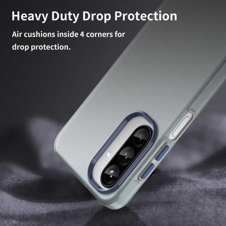 For Samsung Galaxy A26 5G Frosted Translucent TPU Hybrid PC Full Coverage Phone Case