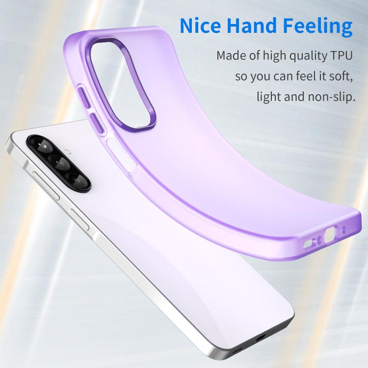 For Samsung Galaxy A26 5G Frosted Translucent TPU Hybrid PC Full Coverage Phone Case