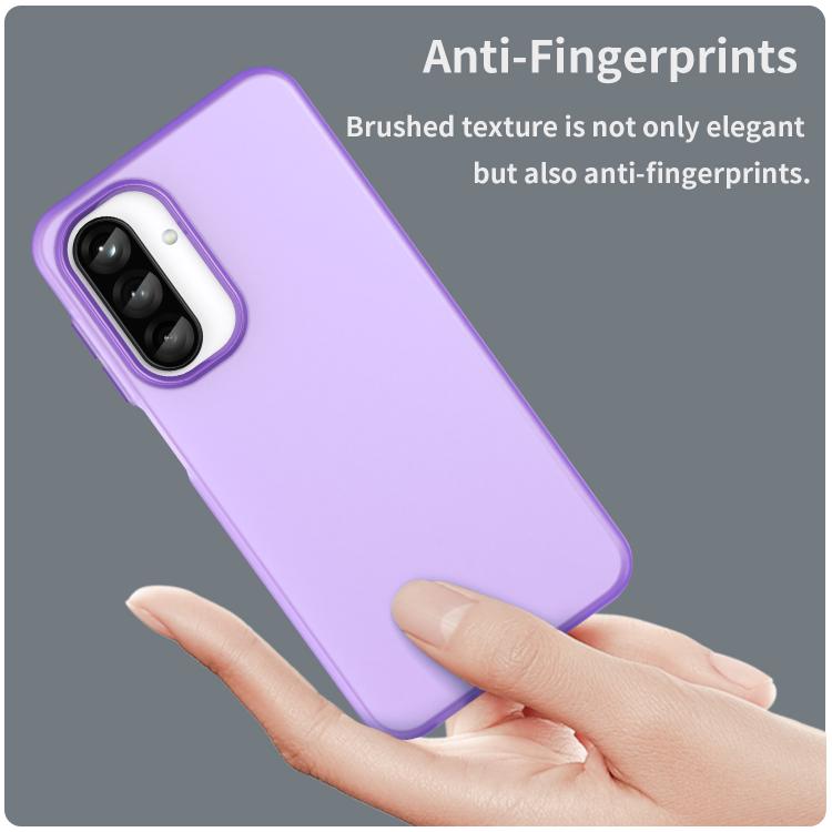 For Samsung Galaxy A26 5G Frosted Translucent TPU Hybrid PC Full Coverage Phone Case