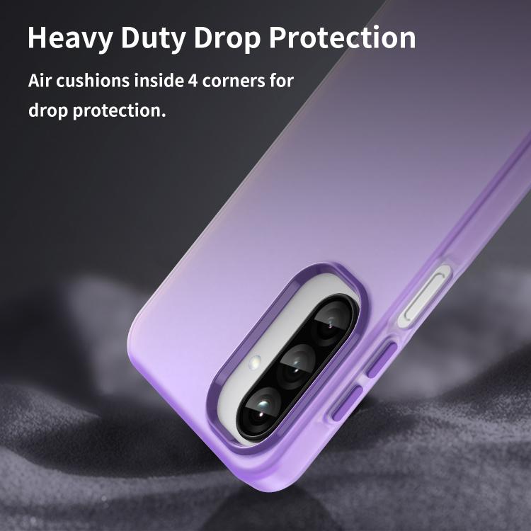 For Samsung Galaxy A26 5G Frosted Translucent TPU Hybrid PC Full Coverage Phone Case