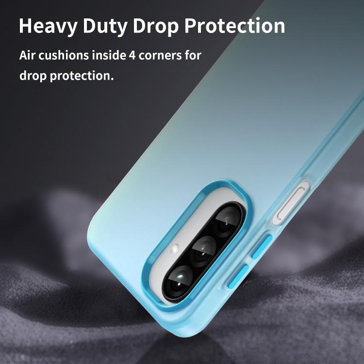 For Samsung Galaxy A26 5G Frosted Translucent TPU Hybrid PC Full Coverage Phone Case