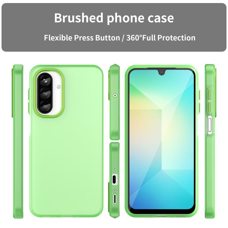 For Samsung Galaxy A26 5G Frosted Translucent TPU Hybrid PC Full Coverage Phone Case