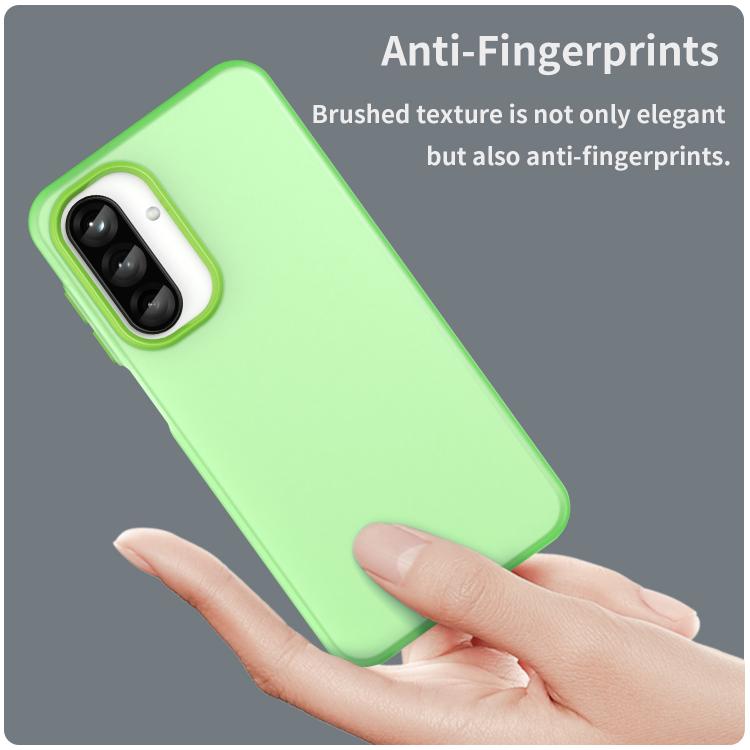 For Samsung Galaxy A26 5G Frosted Translucent TPU Hybrid PC Full Coverage Phone Case