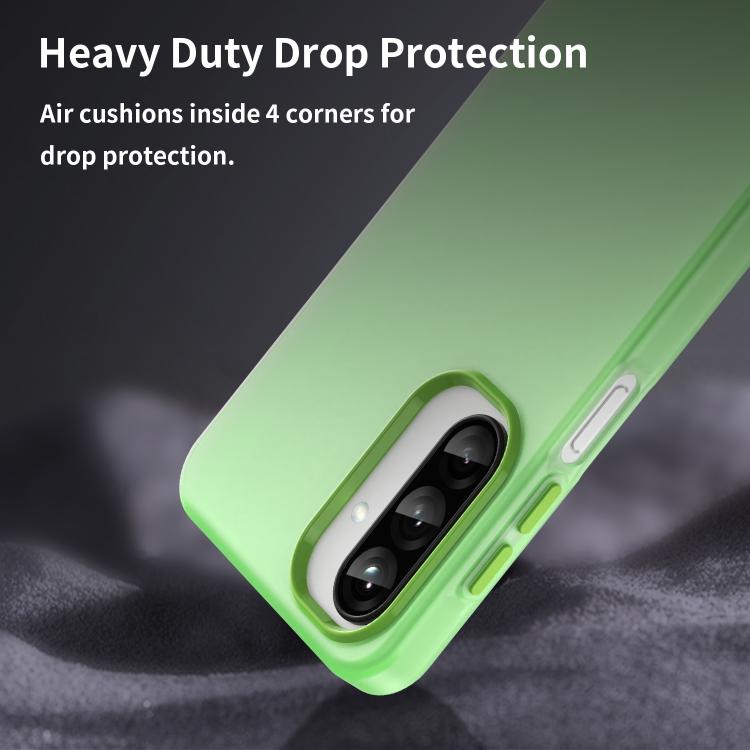 For Samsung Galaxy A26 5G Frosted Translucent TPU Hybrid PC Full Coverage Phone Case