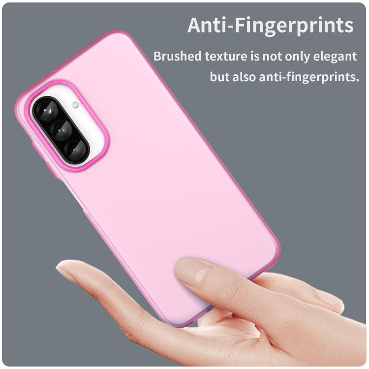 For Samsung Galaxy A26 5G Frosted Translucent TPU Hybrid PC Full Coverage Phone Case