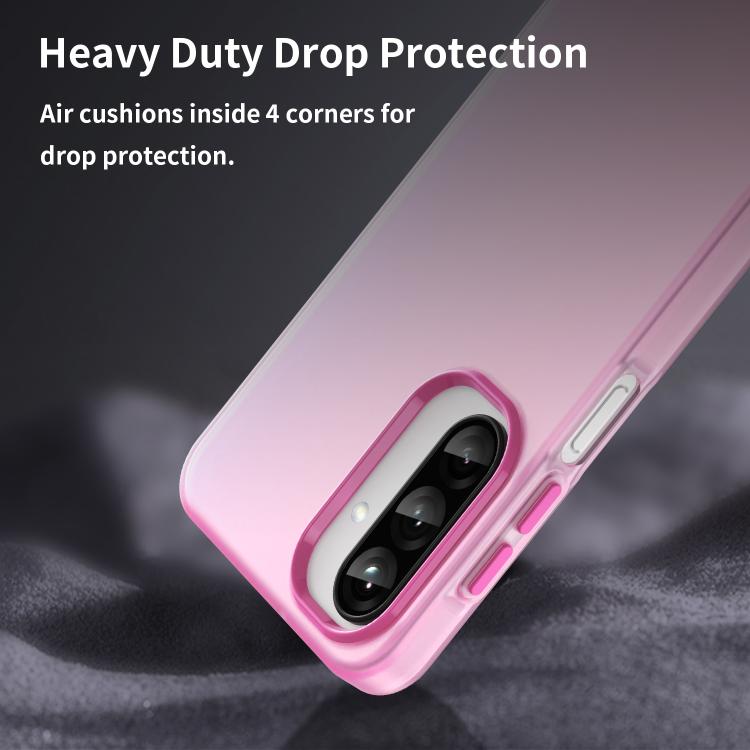 For Samsung Galaxy A26 5G Frosted Translucent TPU Hybrid PC Full Coverage Phone Case