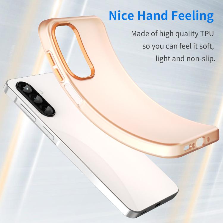 For Samsung Galaxy A26 5G Frosted Translucent TPU Hybrid PC Full Coverage Phone Case
