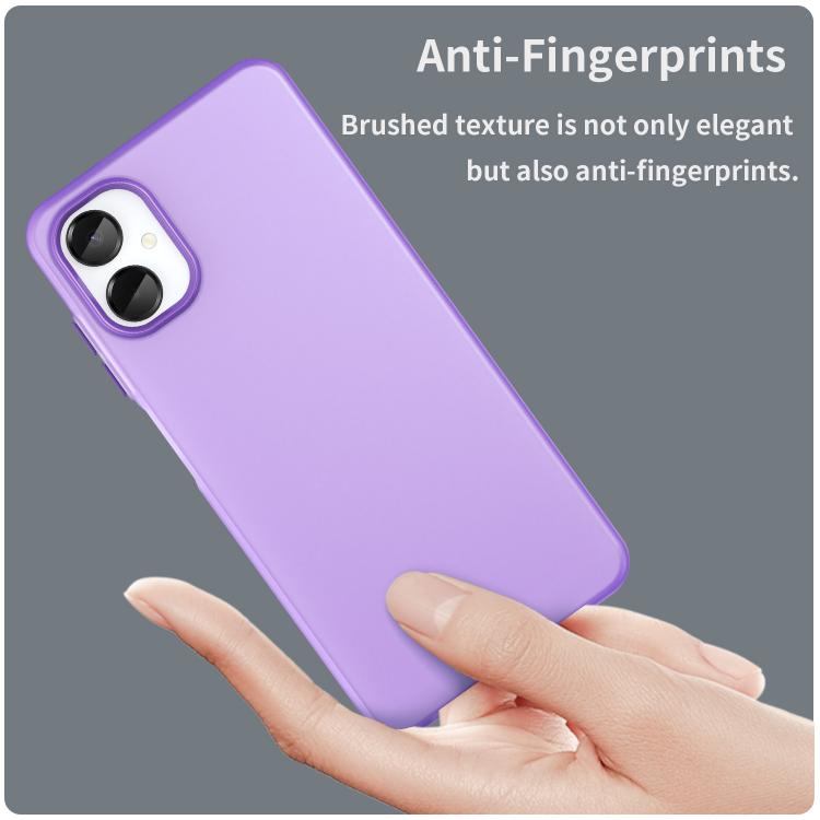 For Samsung Galaxy A06 5G Frosted Translucent TPU Hybrid PC Full Coverage Phone Case