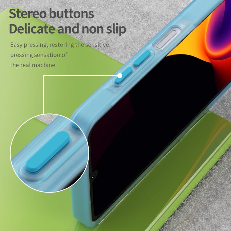 For Samsung Galaxy A06 5G Frosted Translucent TPU Hybrid PC Full Coverage Phone Case