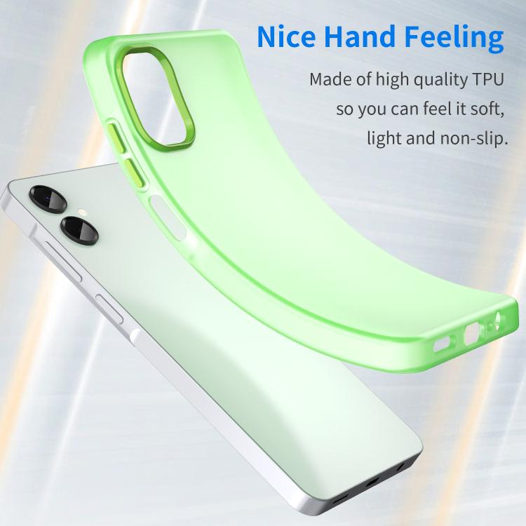 For Samsung Galaxy A06 5G Frosted Translucent TPU Hybrid PC Full Coverage Phone Case