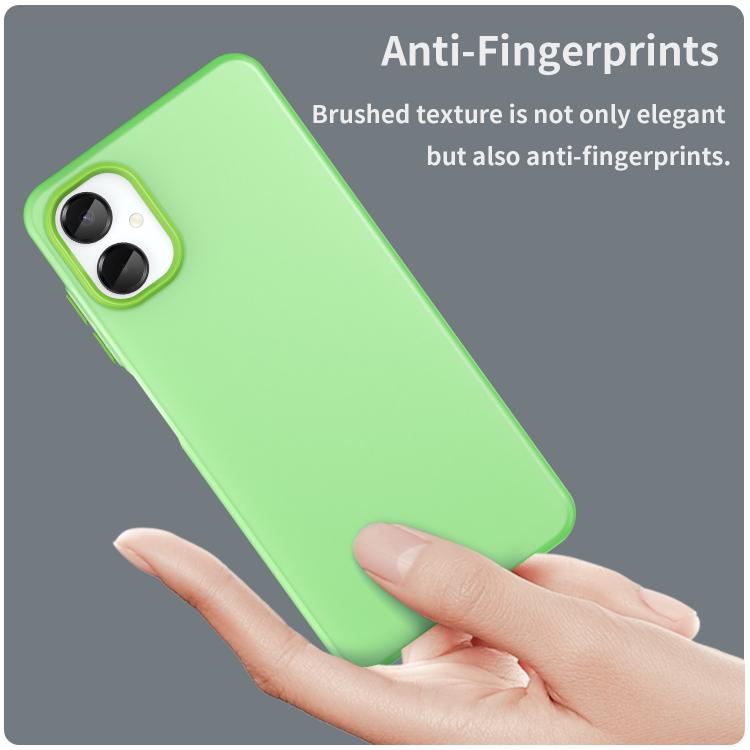 For Samsung Galaxy A06 5G Frosted Translucent TPU Hybrid PC Full Coverage Phone Case