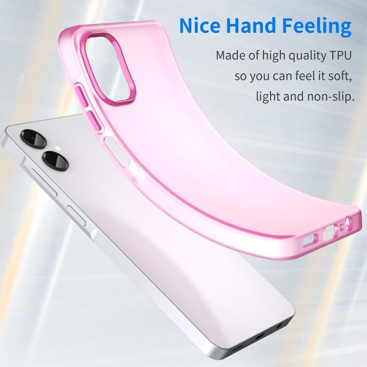 For Samsung Galaxy A06 5G Frosted Translucent TPU Hybrid PC Full Coverage Phone Case