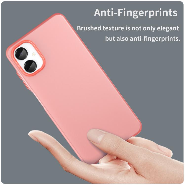 For Samsung Galaxy A06 5G Frosted Translucent TPU Hybrid PC Full Coverage Phone Case