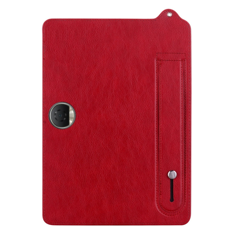 For Honor MagicPad 2 12.3 2024 TPU Leather Back Tablet Case with Wristband