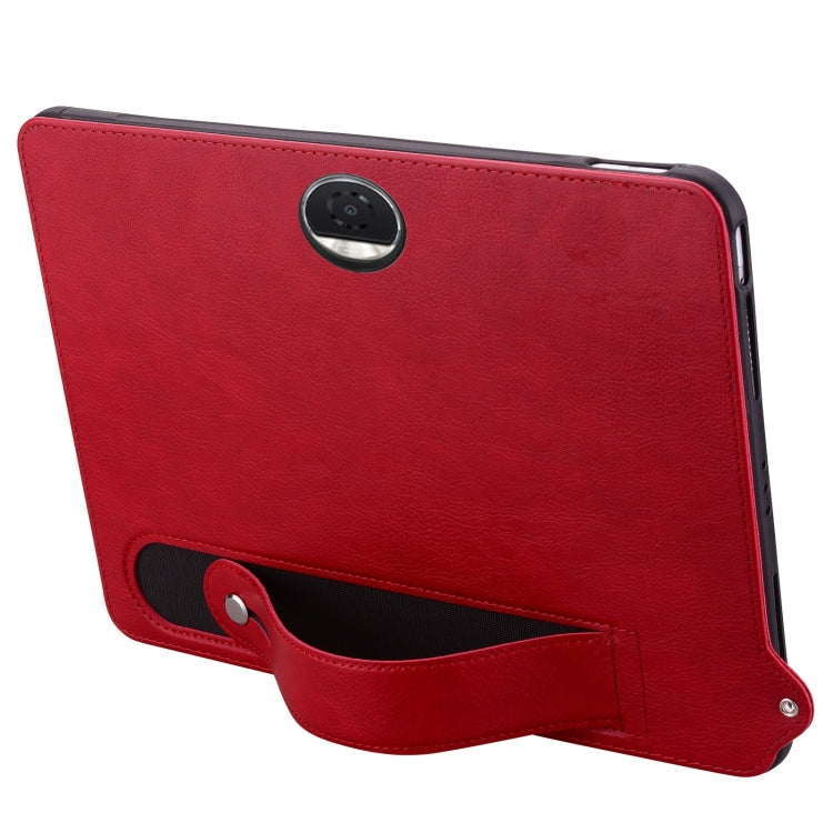 For Honor Pad 9 12.1 2023 TPU Leather Back Tablet Case with Wristband