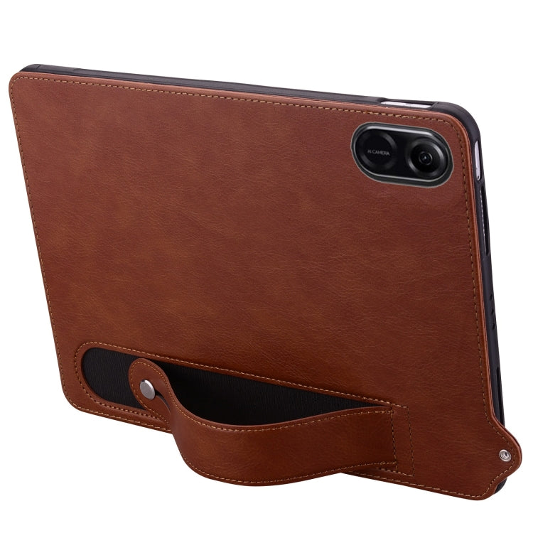 For Honor Pad X8a / X8b TPU Leather Back Tablet Case with Wristband