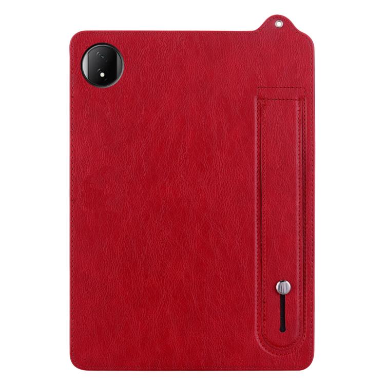 For Honor Pad X7 TPU Leather Back Tablet Case with Wristband