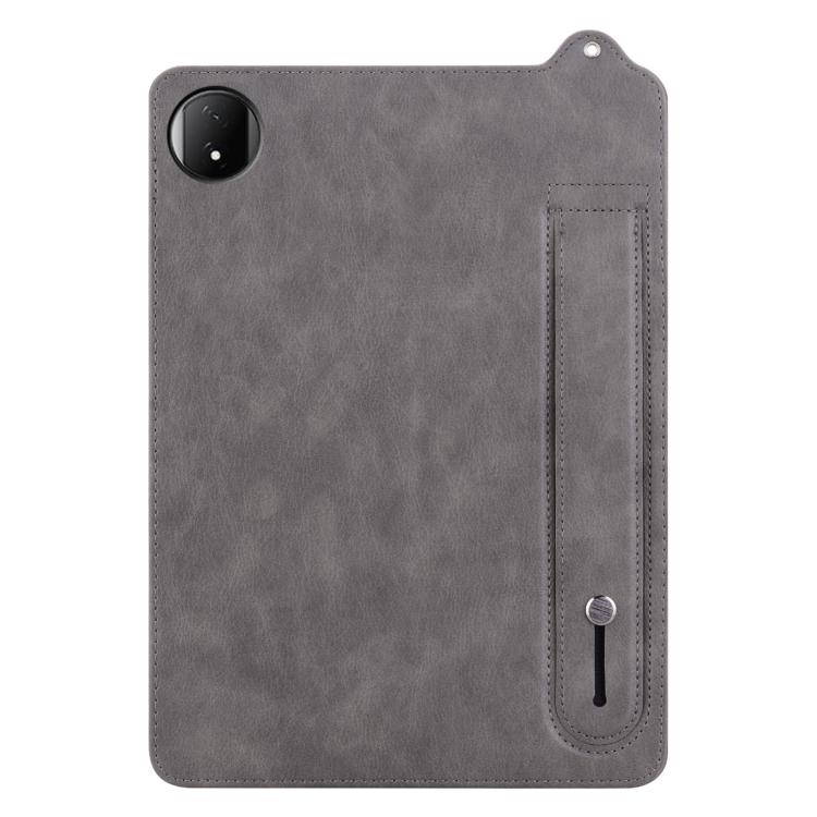 For Honor Pad X7 TPU Leather Back Tablet Case with Wristband