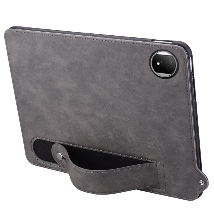 For Honor Pad X7 TPU Leather Back Tablet Case with Wristband